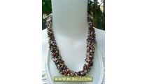 Chockers Seed Beaded coloring Fashion Necklace 
